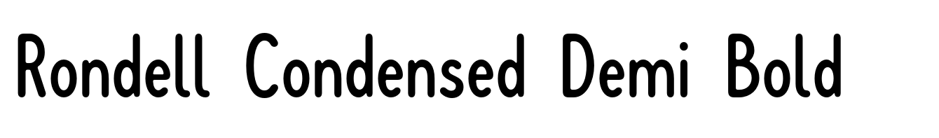 Rondell Condensed Demi Bold